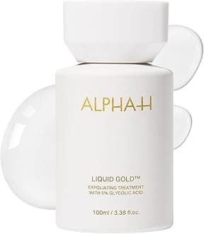 Liquid Gold Exfoliating Treatment 5% Glycolic Acid 100ml - Brighten, Even Tone, Smooth Texture, Reduce Appearance of Fine Lines - At-Home Skin Renewal for All Skin Types