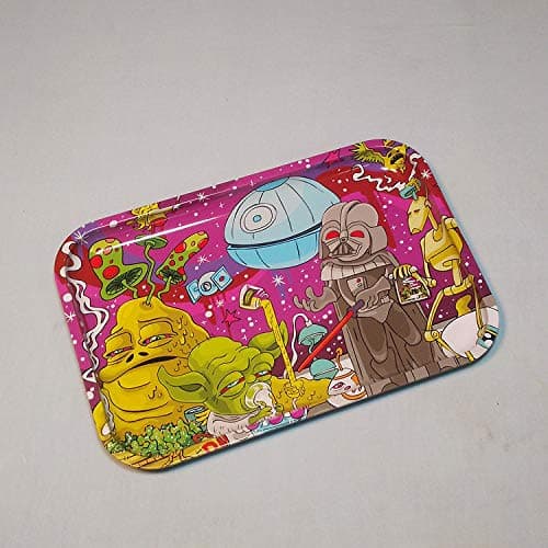 Premium Rolling Tray"Dab Wars" - 12" x 8"