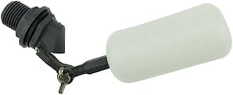 Malida Mini PVC Float Ball Valve, 1/2 Supply Male thread Automatic shut off Adjustable Arm for Fill Feed Humidifier Tank Water Ponds Livestock Water Trough Aquariums Aquaculture Hydroponics