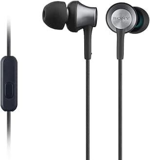 Sony MDR-EX650AP Earphone with Brass Housing,Microphone and Control - Black