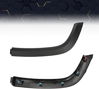 PIT66 1Pcs Fender Flare Compatible with 2017-2022 Jeep CompassRear Left Wheel Fender Flare Molding Textured Black 5UP19RXFAC