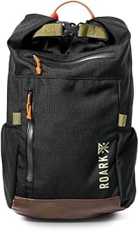 Roark Passenger 27L 2.0 Backpack, Travel Day Pack with Laptop Storage, Black