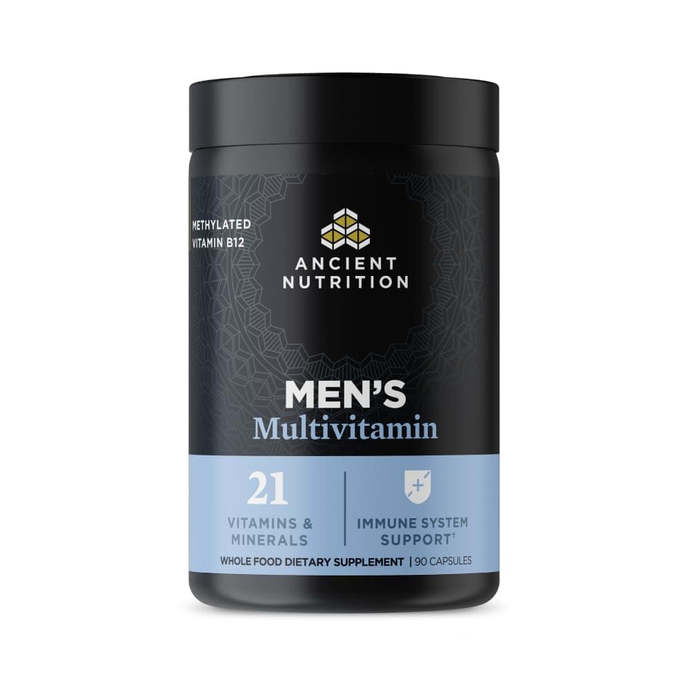 Multivitamin for Men, Multi Men's, Methylated Vitamin D, C, E, B12, Zinc, Magnesium, Supports Healthy Immune System and Bone Health, 90 Ct