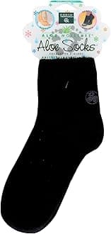 Earth Therapeutics Moisturizing Aloe Socks, Black by Earth Therapeutics