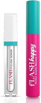 fLASH Ultimate Lash Duo - fLASH Eyelash Serum & Perfect Volume Mascara - Enhances and Strengthens Your Natural Lashes for Long, Curled, Volumized Lashes (Bundle)