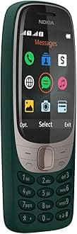 Nokia 6310 Curved 2.8 Inch Display, Numeric Keyboard, 8MB RAM, 16MB Memory (32GB with MicroSD Cards), 1150mAh Battery, 0.3Megapixel Rear Camera, FM Radio - Green