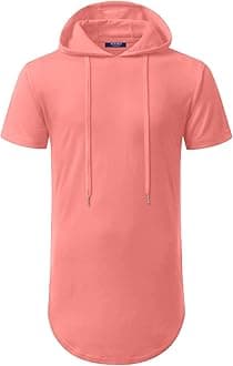 Aiyino Men's S-5X Short Sleeve Fashion Athletic Hoodies Sport Sweatshirt Hip ...