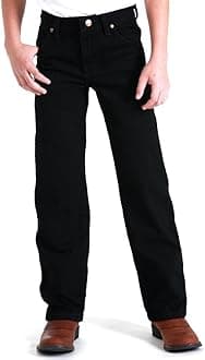 Boys' 13MWZ Cowboy Cut Original Fit Jean, Overdyed Black, 3T