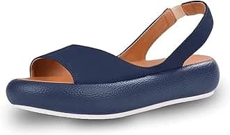 Summer Casual Sandals with Footbed,Orthopedic Summer Sandal,2022 Women's Walking Shoes Orthopedic Walking Sandals,Elastic Strap Slip-On Open Toe Leisure Shoe