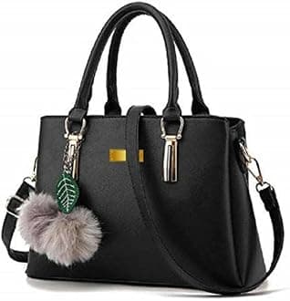 Women's PU leather handbags, shoulder bag purse with long strap, hand held bag queen collection