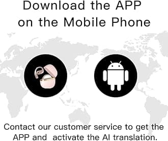 TUINYO AI Al Headphones - True Wireless Translation with 35Hrs Playtime, Premium Sound & Built-in Mic - Ideal for Travel & Language Learning-Pink