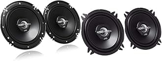 JVC CS J620X (16 cm, 2-Way Coaxial Speaker Black & CS J520X 13 cm 2 Way Coaxial Speaker – Black