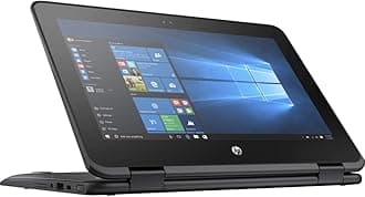 HP ProBook X360 11 G2 2-in-1 11.6 Inch Touchscreen Laptop PC, Intel Core M3-7Y30/CM3, 1.00 GULV, 8GB RAM, 128GB SSD, Windows 10 Pro (Renewed)