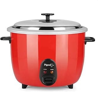 Pigeon by Stovekraft Joy 2.8 Unlimited SDX 2.8-Litre 220-voltage,1000 wattage Electric Rice Cooker (White)