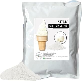 Soft Serve Ice Cream Powder – 1kg Pack, Makes 3.5kg of Ice Cream – Smooth, Creamy & Easy to Make (Milk)