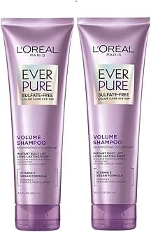 EverPure Volume Sulfate Free Shampoo for Color-Treated Hair, Volume + Shine for Fine, Flat Hair, with Lotus Flower, 2 Count (8.5 Fl; Oz each) (Packaging May Vary)