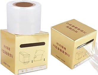 CICITOYWO Disposable Eyebrow Tattoo Plastic Wrap Preservative Saran Barrier Film Microblading Supplies Lips Permanent Make Up Cling Wrap Cover Tape Roll Transparent 2 PCS