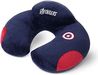 URAQT Kids Travel Neck Pillow - Super Soft and Comfortable Child Supports The Head, Neck & Chin Travel Rest Pillow Cushion, Sleeping Aid, Suitable for Adults Kids - Blue