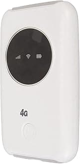 Unlocked 5G WiFi SIM Card Slot Portable WiFi Router 300Mbps LTE USB Modem, 3200mAh Battery, Up To 10 Devices, for Travel, Outdoor Live Streaming