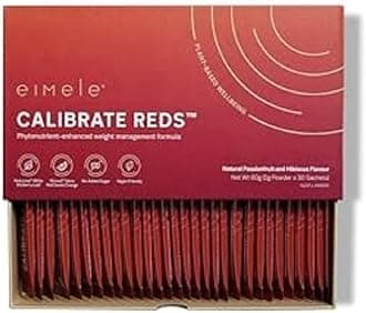 eimele Calibrate Reds | Natural Weight Control Formula for Women & Men | Redu...