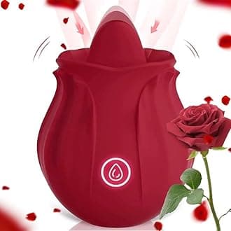Roses Toy 2025 New Enhanced Clitioral Sucker Powerful Womens Viboators Rose Viboatorr Waterproof Flower Vibration The Rose Adult Toy for Women 10 Speeds Couple Games Adult tygvq (red2)
