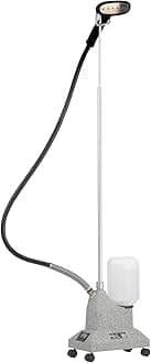 J-2S Jiffy Garment Steamer with Plastic Head and Stainless Steel Face, 120 Volt,Grey