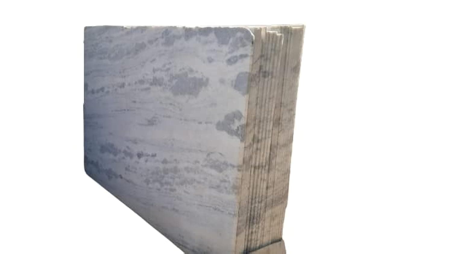 OM Marbles White Marble Slab 25 sqft