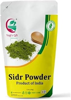 Yogi's Gift | Sidr Powder Trial Pack 100 grams | Natural Herbal Hair Cleanser & Revitalizer | Rejuvenates Hair Follicles