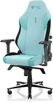 Titan Evo Mint Green Gaming Chair - Reclining, Ergonomic & Heavy Duty Computer Chair with 4D Armrests, Magnetic Head Pillow & Lumbar Support - Big and Tall Up to 395lbs - Green - Fabric