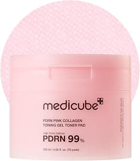 Medicube PDRN Pink Collagen Gel Toner Pad, High Purity 99% PDRN, Wiping Lotion, Wiping Pad, Toner Pad, New Concept Pack, Partial Pack