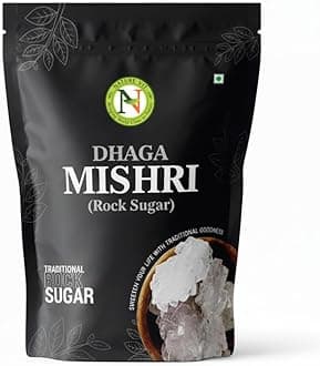 Nature Vit Dhaga Mishri, 900g | Rock Sugar | Pure Thread Crystal | Thread Mishri | Mishri Crystal |