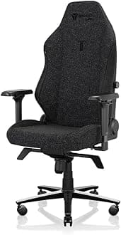 Secretlab Titan Evo Black3 Gaming Chair - Reclining, Ergonomic & Heavy Duty Computer Chair with 4D Armrests, Magnetic Head Pillow & Lumbar Support - Big and Tall Up to 395 lbs - Black - Fabric