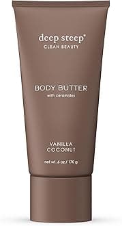 Deep Steep Body Butter 6oz and 3oz (Vanilla Coconut, 6oz.)