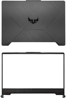 LCD Back Cover Top Lid + Front Bezel Cover Replacement for ASUS TUF A15 FA506 FA506I FA506IU FA506IV FX506 FX506U FX506H Laptop (A+B)
