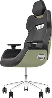 Thermaltake Argent E700 Real Leather Gaming Chair (Matcha Green) Design by Studio F. A. Porsche, GGC-ARG-BMLFDL-01