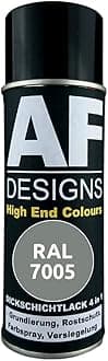 Alex Flittner Designs Rust Protection Paint 4-in-1 RAL 7005 Mouse Grey Metal Protective Paint Spray Rust Protection Paint Spray Can