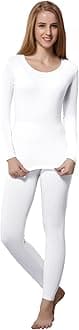 HEROBIKER Thermal Underwear Women Ultra-Soft Set Base Layer Top & Bottom Long Johns with Fleece Lined Winter Warm