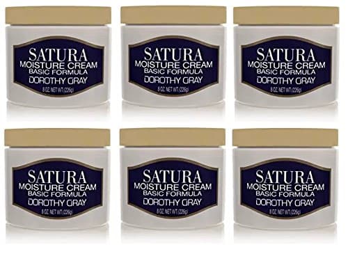 Dorothy Gray Satura Moisture Cream Basic Formula: 8 Oz (6 Pack) + FREE LA Cross 71817 Tweezer