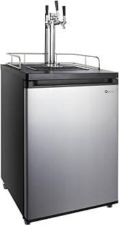 Kegco ICK20S-3 24" Wide Cold Brew Coffee Triple Tap Stainless Steel Kegerator