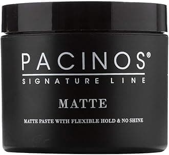 Pacinos Matte Hair Paste - Firm Hold, No Shine, Sculpting & Styling Wax, Long Lasting Definition & Texture, No Flakes, All Hair Types