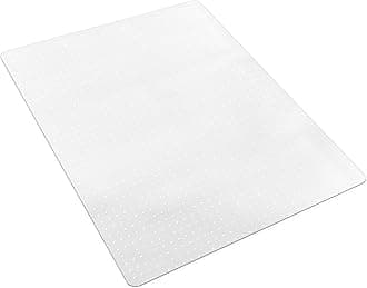 SHAREWIN Office Chair Mat for Carpet Floors, 47" x 59" Clear Desk Chair Mats for Low Pile Carpeted Protector, Sturdy PVC Computer Chair Mats Anti-Slip and Easy to Clean for Home & Office
