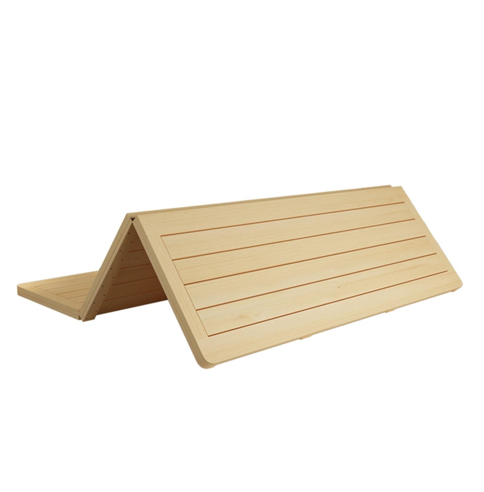 Foldable Bed Support Board, Solid Wood Breathable Ranked Skeleton Simples Wooden Mattress Soft Bed Becomes Hard Waist Protector Bed Board For Sofa(90x180cm)