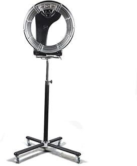 UFO 3 in 1 Orbiting Infrared Hair Dryer-Hair Steamer Standing Professional Color Processor Salon Hair Dryer Spa 360 Rotation 110v (1300W)