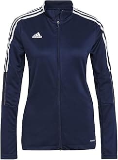 adidas womens Tiro 21 Track Jacket Team Navy Blue Medium