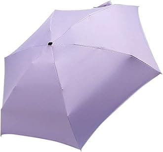 Mini Umbrella for Purse, Windproof Folding UV Sun Protection Portable Mini Travel Umbrella for Women Men Kids