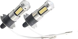 Senpinkboo 2PCS H3 LED Fog Driving Light Bulbs Conversion Kit Super Bright DRL 8000K White Car Fog Light Lamp