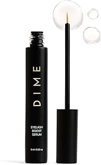 DIME Beauty Eyelash Boost Serum, Eyelash Growth Serum, Lash Serum and Eyelash Serum for Healthier, Longer, Thicker Eyelashes, 1 Count