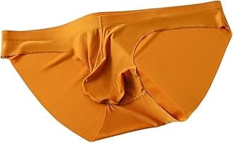 Men's Pouch Trunks Ice Silk Enhance Underwear Briefs Low-Rise Ultra-Thin Bulge Pouch Sport Underpants