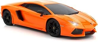 RC Car 1:18 Compatible with Lamborghini Aventador 2.4G Radio Remote Control Cars Electric Car Sport Racing Hobby Toy Car Grade Licensed Model Vehicle for Halloween (Orange)