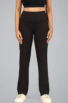 Ultimate Straight Pants Trousers for Women with High Waist, Formal Pant for Women Office Wear with Wide Waistband